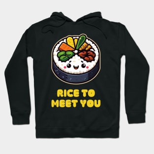 Cute Kimbap Rice to meet to you Hoodie